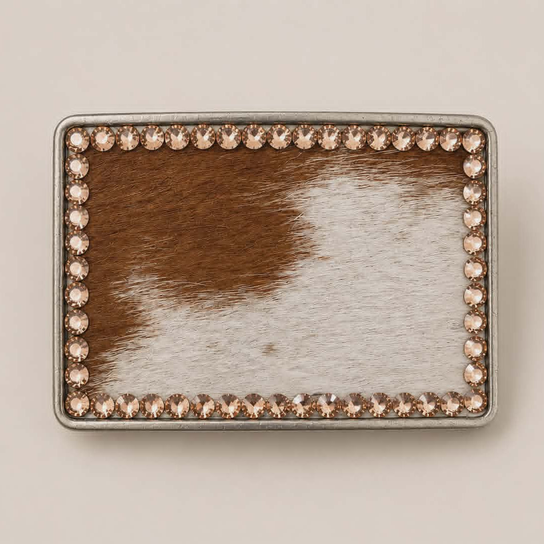 Caramel Cowhide Buckle