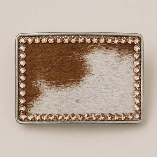 Caramel Cowhide Buckle
