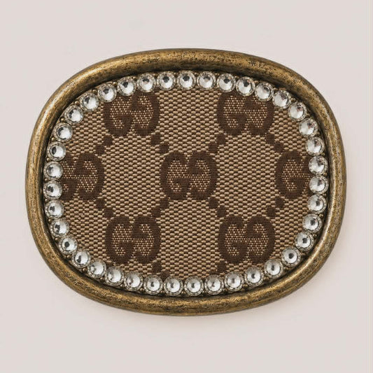 Upcycled Rodeo Drive Canvas Buckle
